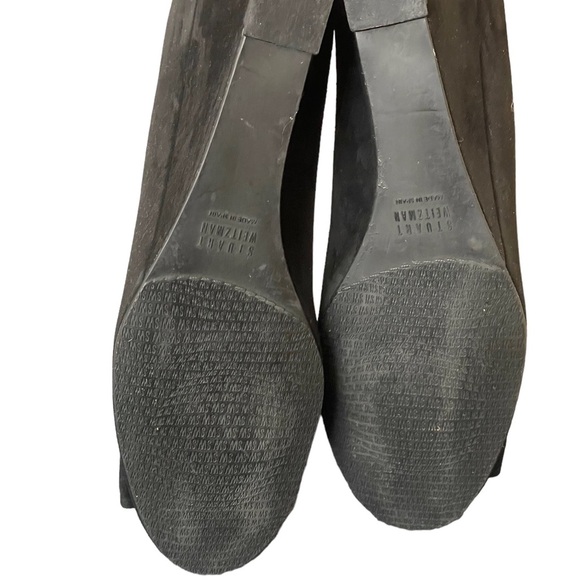 STUART WEITZMAN Beaudelair
Suede Bow Wedge Size 9 M - Picture 7 of 12